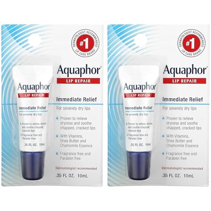 rayihni LIP REPAIR, IMMEDIATE RELIEF, FRAGRANCE FREE.35 FL OZ (10 ML) 2 PACK - Image 1